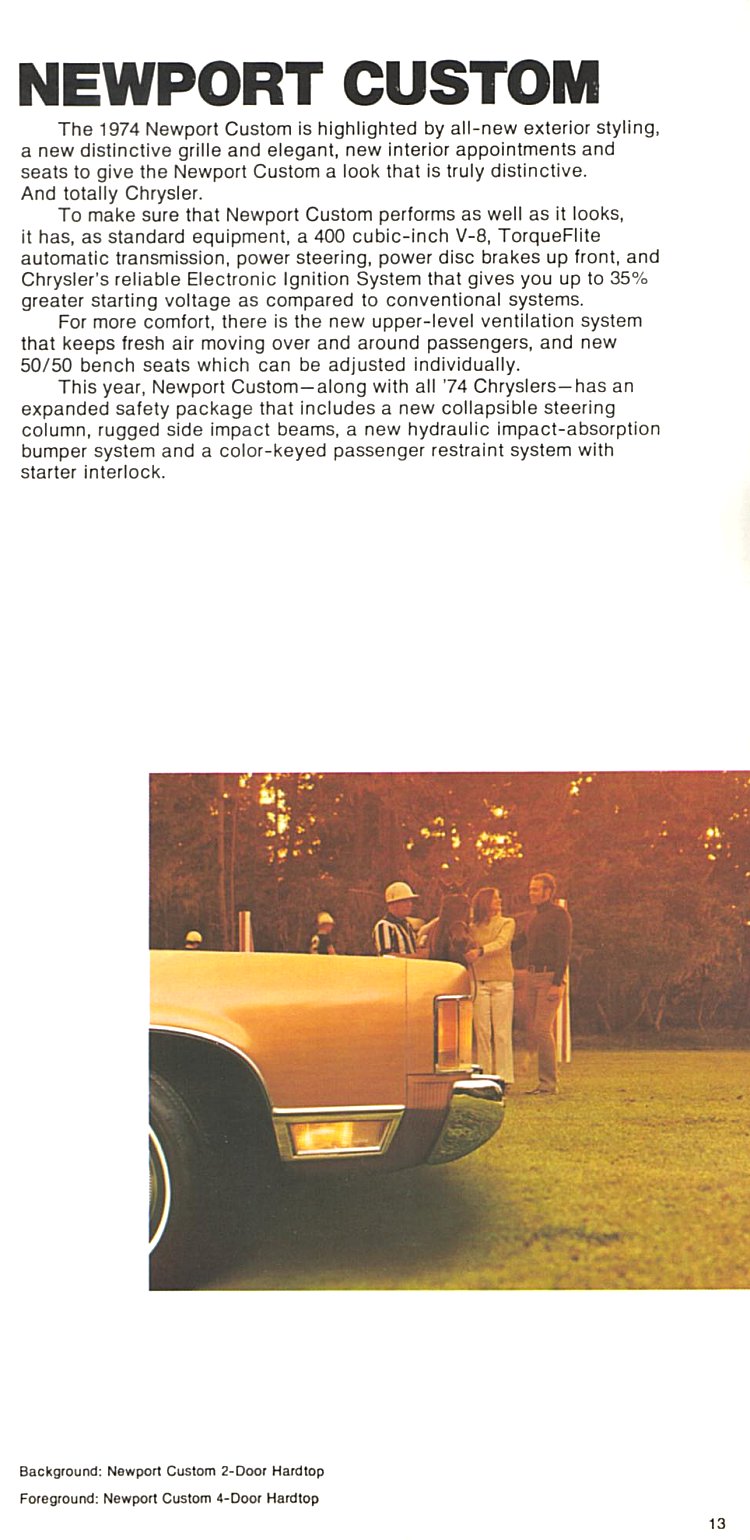 1974 Chrysler Brochure Page 23